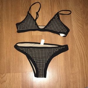 Black and Tan bikini